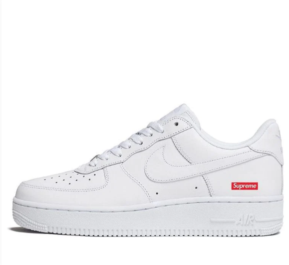 Nike x Supreme Air Force 1 Low 'Box Logo - White' Sneakers CU9225-100