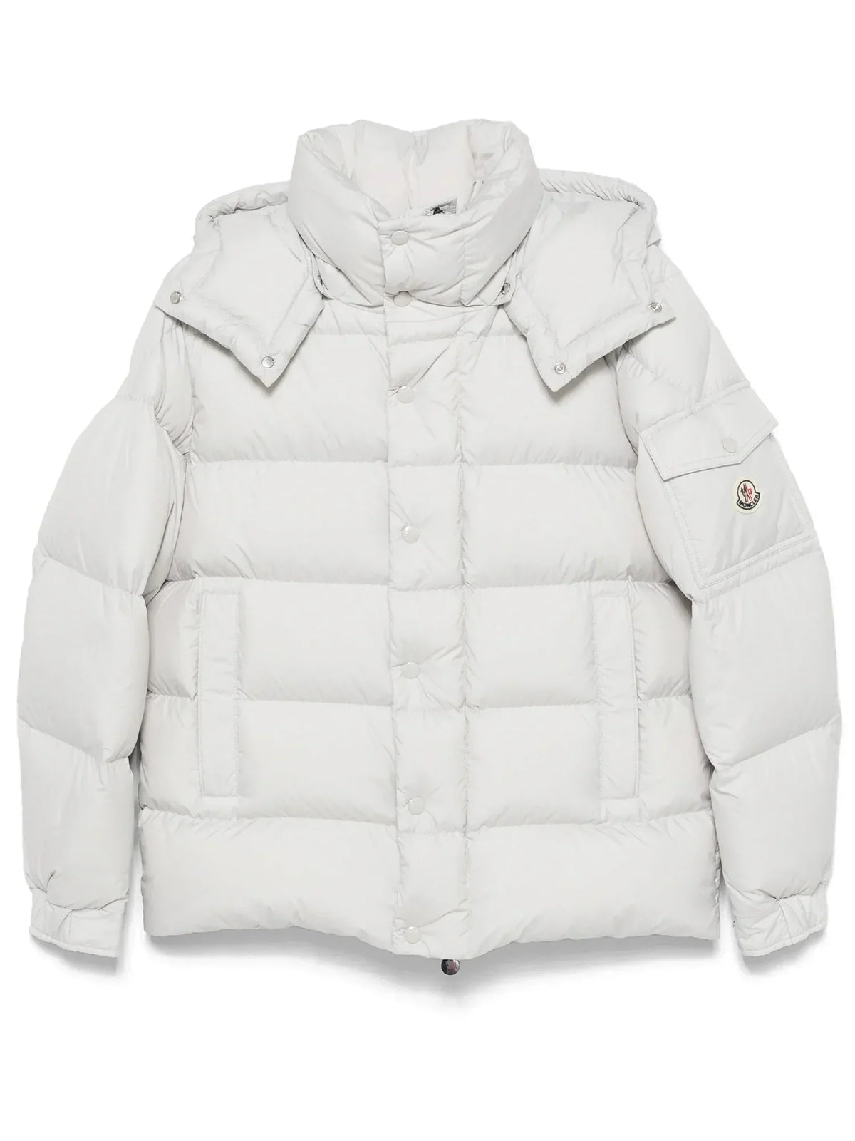Moncler Maya 70 Short Down Jacket in White