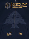 MURD333R.FM x Ultra Software graphic-print zip-up hoodie