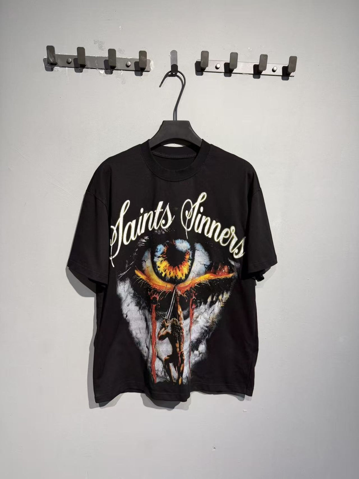 SAINT Eye & Fire Graphic T-Shirt