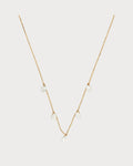 PERSEE Yellow Gold and Diamond 5-Stone Danae Necklace(Yellow Gold)